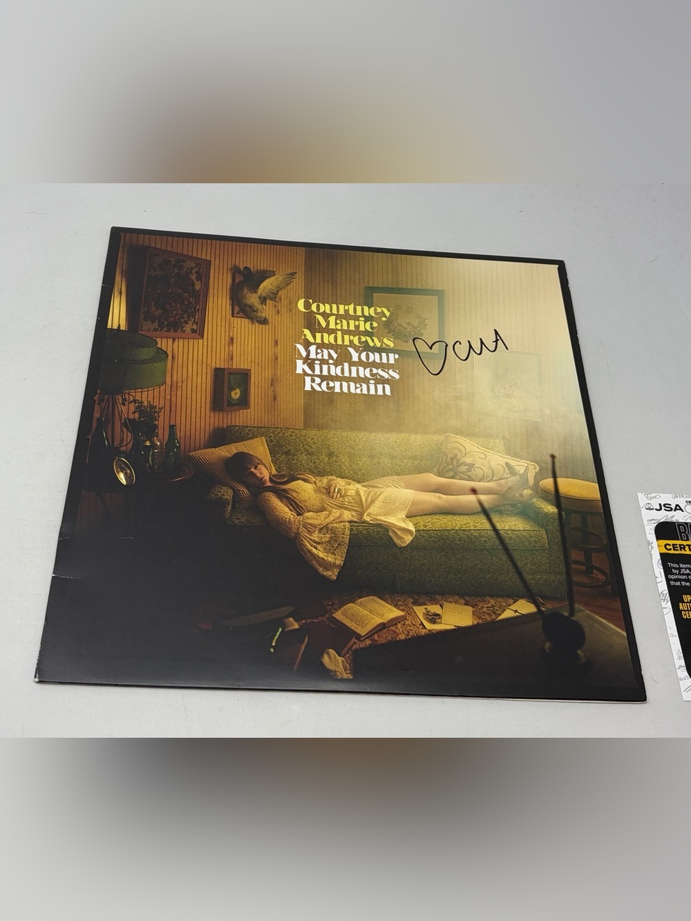 Courtney Marie Andrews signed May Your Kindness Remain Album JSA COA